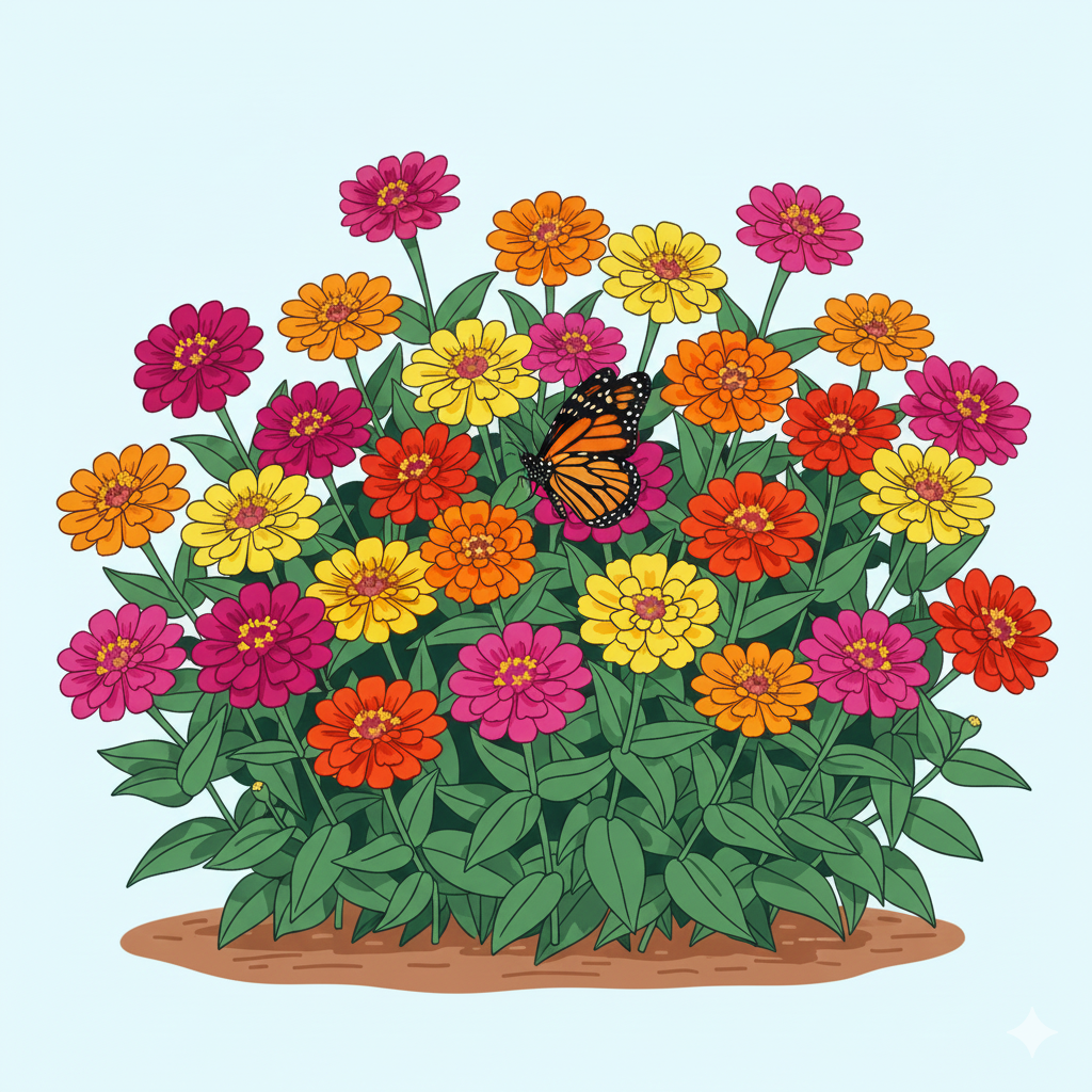Choosing the Perfect Zinnia for Monarch Butterflies